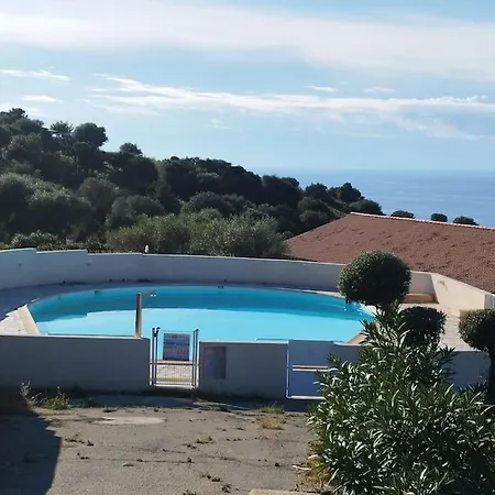 Chez Adrien 108-Appartement Magnifique Vue Mer Piscine Chauffee Serra-di-Ferro  Buitenkant foto