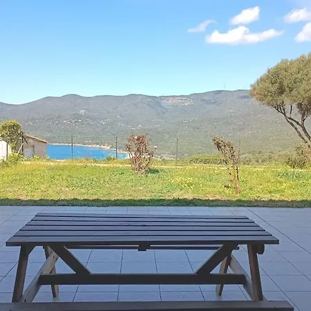Chez Adrien 108-Appartement Magnifique Vue Mer Piscine Chauffee Serra-di-Ferro  Buitenkant foto